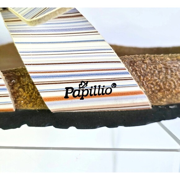 Birkenstock PAPILLIO Sandals Striped Multicolor Birko Flor 41 10.5 11 Regular - Picture 5 of 13
